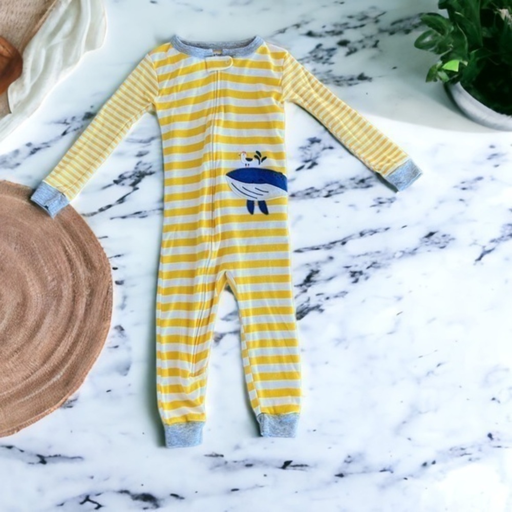Carter's Size 2T Striped Cotton Pajamas Jumper Snug Fit Cotton